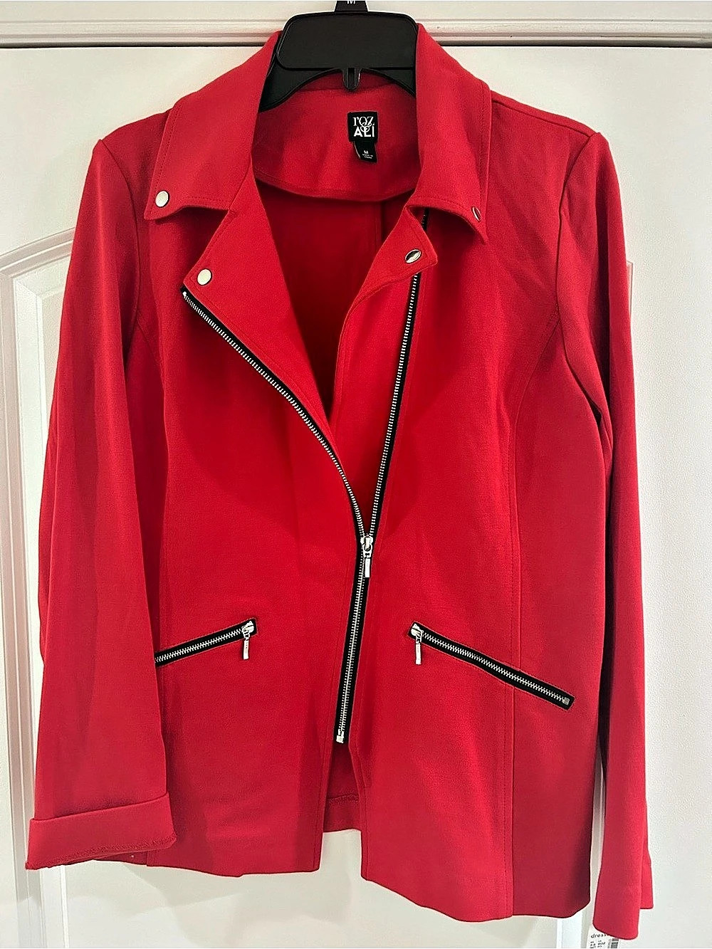 Roz & Ali Red Moto Jacket